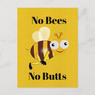 Geen Bijen Geen Kontjes Briefkaart