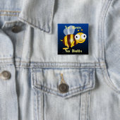 Geen Bijen Geen Kontjes Button (In situ)
