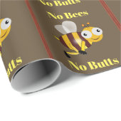 Geen Bijen Geen Kontjes Inpakpapier (Rol Hoek)