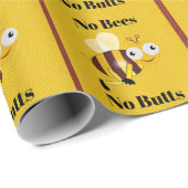 Geen Bijen Geen Kontjes Inpakpapier (Rol Hoek)