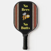 Geen bijen Geen peuken Pickleball Paddle (Achterkant)