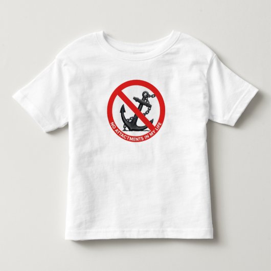 Geen bijlagen in mijn leven kinder shirts (Voorkant)