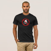Geen bike dieven t-shirt (Voorkant volledig)