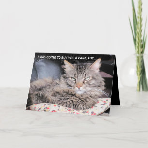 Geen Birthday Cake, kan niet zo veel kaarsen krijg Kaart