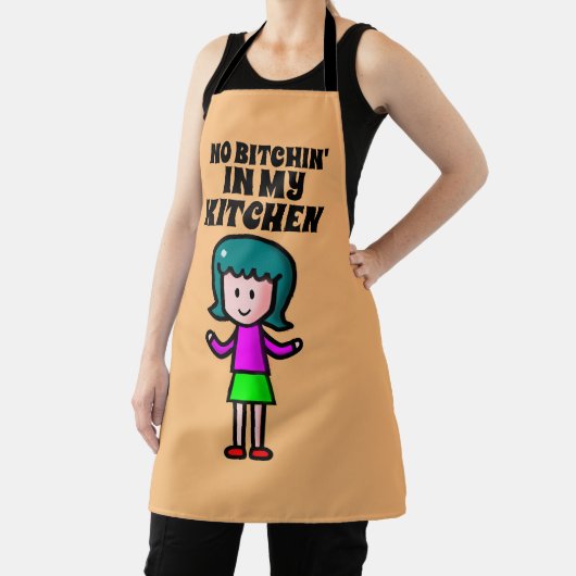 GEEN BITCHIN IN MIJN KITCHEN WIFE OF MOM SCHORTEN (Insitu)