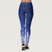 Geen blauwe sneeuwpop-leggings leggings (Achterkant)