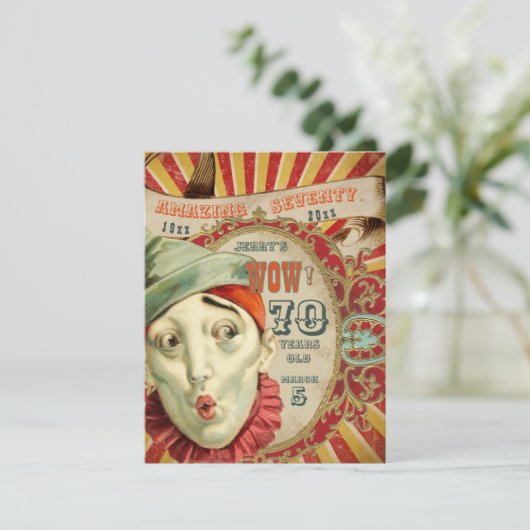 Geen bliksem, het is 70e verjaardag (Staand voorkant)