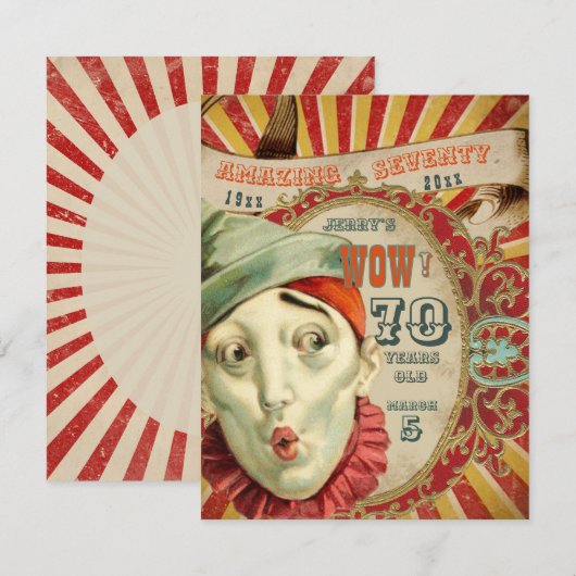 Geen bliksem, het is  70e verjaardag (Voorkant / Achterkant)