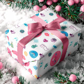 Geen bliksem kerst met feestdag inpakpapier vel