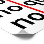 Geen blinden, geen uitzonderingen poster (Hoek)