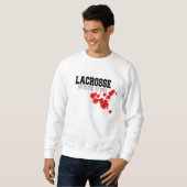 Geen bloed Geen Foul Lacrosse Sweatshirt (Voorkant volledig)