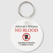 Geen bloed sleutelhanger (Voorkant)