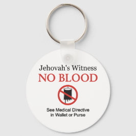 Geen bloed sleutelhanger