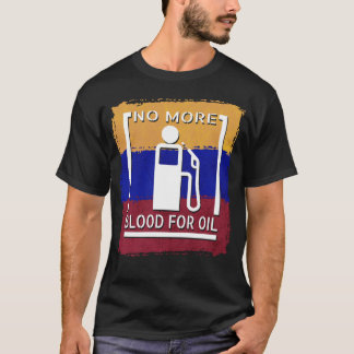 Geen Bloed Voor Olie Christelijk Vredesontwerp T-shirt