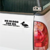 GEEN BLOED VOOR OLIE. GULF COAST EDITION. BUMPERSTICKER (Op Truck)