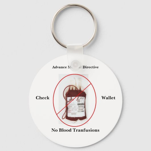 GEEN BLOEDSleutelhanger Sleutelhanger (Voorkant)