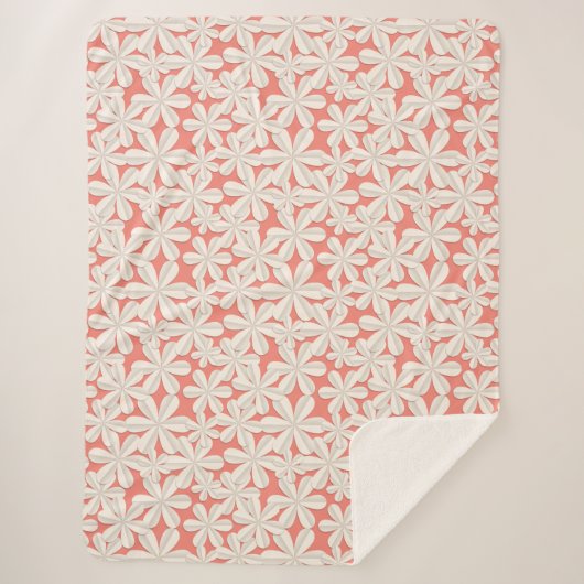 Geen bloemen sherpa deken (Voorkant)