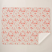 Geen bloemen sherpa deken (Voorkant (horizontaal))