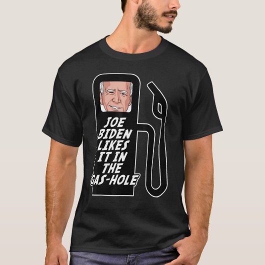 Geen bod en vind het leuk gasprijzen gaspomp t-shirt (Voorkant)