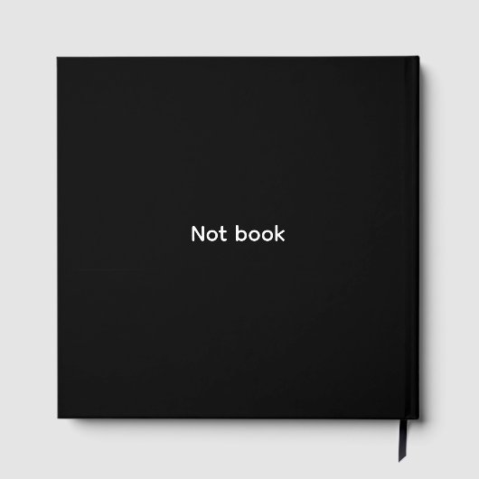 geen boek 12" x 12" (Achterkant)