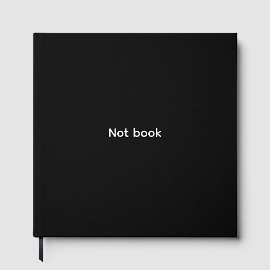 geen boek 12" x 12" (Voorkant)