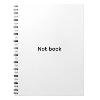 Geen boek notitieboek