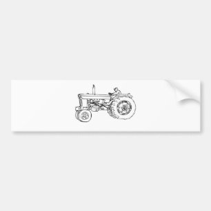 GEEN BOERDERIJEN, GEEN VOEDSEL! BUMPERSTICKER