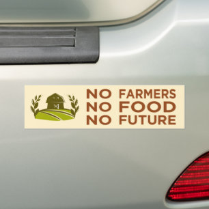 geen boeren geen eten geen toekomst bumpersticker