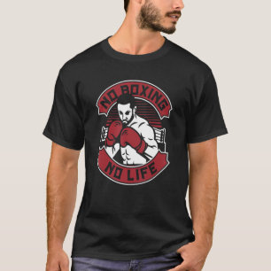 Geen Boksen Geen Leven Kickbokser Bokser Thai Boks T-shirt