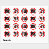 "GEEN BONT" RONDE STICKER (Vel)