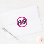 GEEN BONT! RONDE STICKER (Envelop)