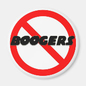 Geen Boogers Magneet (Voorkant)