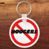 Geen Boogers Sleutelhanger (Voorkant)