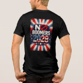 Geen Boomers 2028 - Mannen Tri-Blend Shirt (Achterkant)