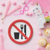 Geen bord voor voedsel en Drink (Feest)