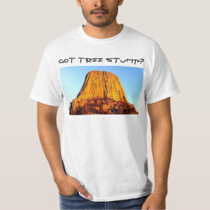 Geen bossen op de vlakte aarde hebben boomstoom? T T-shirt