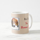 Geen Botten Groeperige Dog Coffee Mok (Voorkant rechts)