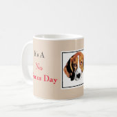 Geen Botten Groeperige Dog Coffee Mok (Voorkant links)