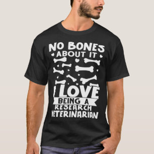 Geen Botten over het Ik hou ervan om een research T-shirt