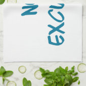 Geen bovenmatige Motivatie uitloopgym Theedoek (Gevouwen)