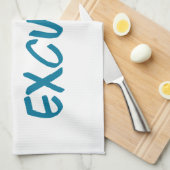 Geen bovenmatige Motivatie uitloopgym Theedoek (Quarter Fold)