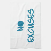 Geen bovenmatige Motivatie uitloopgym Theedoek (Verticaal)