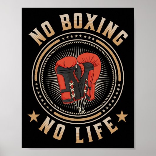 Geen boxing voor leven poster (Voorkant)