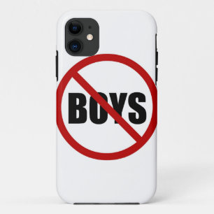Geen boys toegestaan Sign iPhone 5 Hoesje