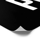 Geen Boyvriend Funny Quote Poster (Hoek)