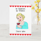 Geen Boyvriend | Geen probleem Kaart (Gele Bloem)