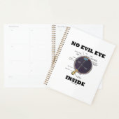 Geen boze ogen in anatomische eyeball Humor Planner (Display)