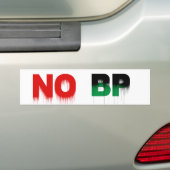 Geen BP Bumpersticker (Op auto)