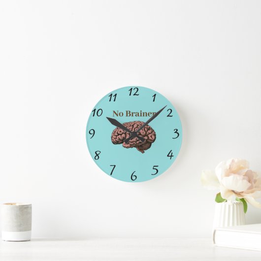 Geen Brainer Clock Ronde Klok (Huis)