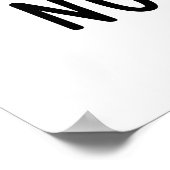 Geen Brainer Funny Anatomy Brain Pun Poster (Hoek)